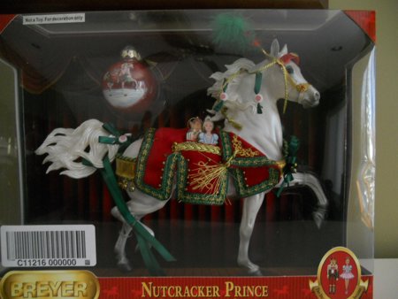 Breyer Nutcracker Prince Christmas with Decorated Glass Ornament